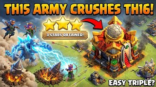 TH15 Vs TH16 Best Attack Strategy | th16 attack | th15 attack | @Clashoftownhall 
