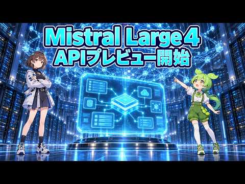 Mistral AIが「Mistral Large 4」の公開プレビューを開始　1.05兆パラメーターの最新モデル