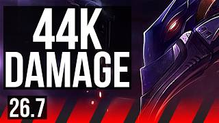 MALPHITE vs OLAF (TOP) | 44K damage, Good KDA: 22/2/12 | EUNE Master | 26.7