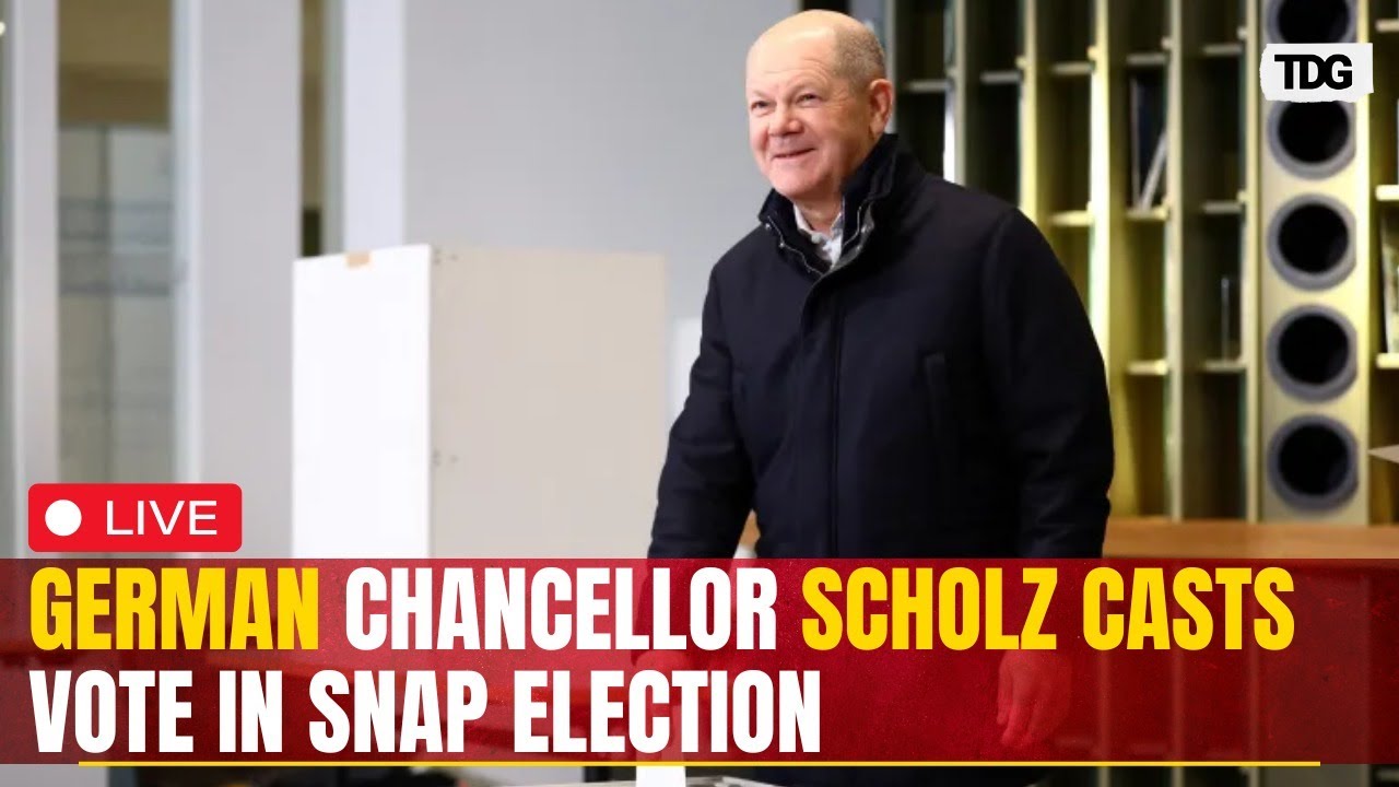 LIVE: German Chancellor Scholz casts vote in snap election | German ...