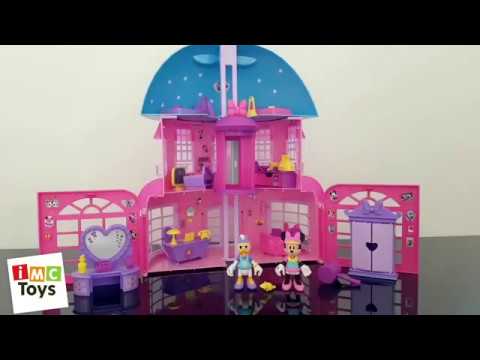 Maison de minnie avec accessoires et personnages