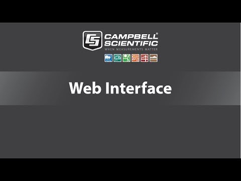 Accessing the Embedded Web Interface in Campbell Scientific Dataloggers