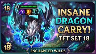 NEW TFT DRAGON CARRY GAMEPLAY! - Teamfight Tactics Enchanted Wilds Set 18 Preview (Pre PBE)