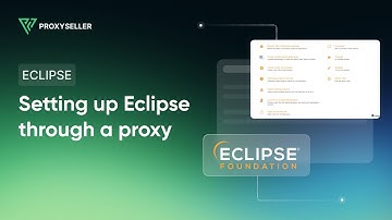 How to set up and run Eclipse through a proxy
