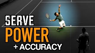 FLAT SERVE Tennis Lesson: Technique for POWER + ACCURACY