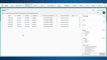 Lightning Experience Related List Filters