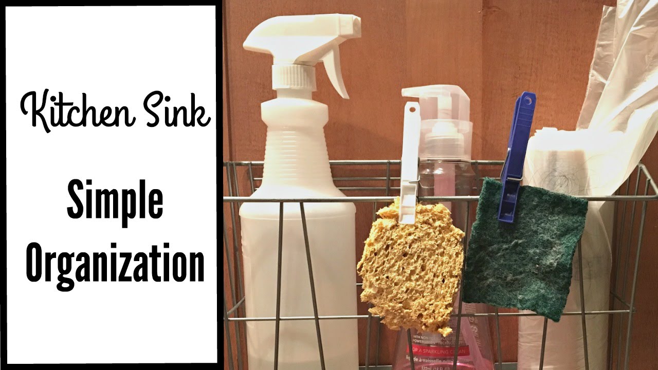 Under Kitchen Sink Organization - YouTube
