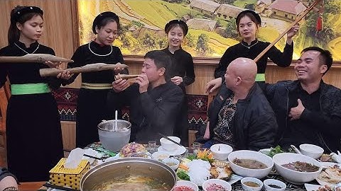 Mở Đại tiệc tiếp Cô Tuyến Hạ Long dàn diễn viên điện tử Đồi thông. Nguyễn Tất Thắng