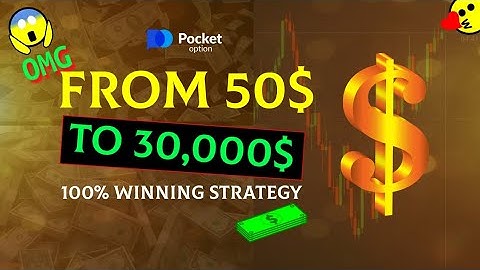 $50 to $30k Binary Option Strategy #binaryoptions #pocketoption #copytrading #earnmoneyonline  #30k