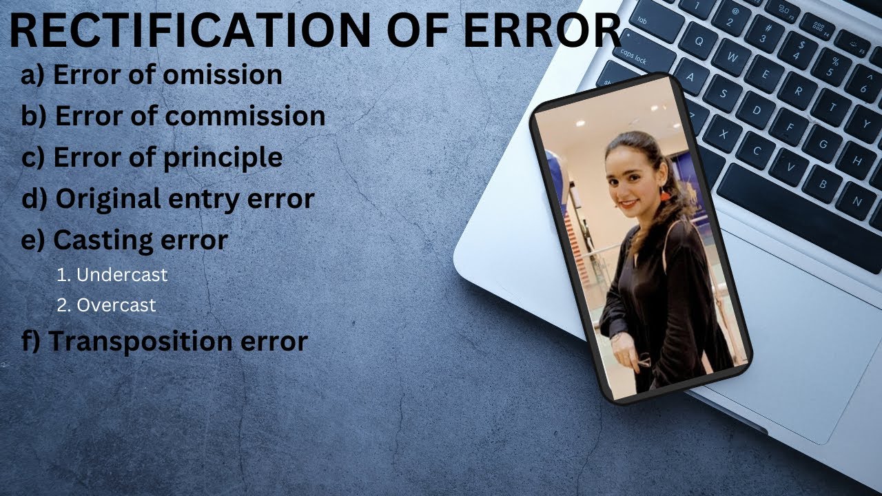 Rectification of Error (Error Detection and Correction)