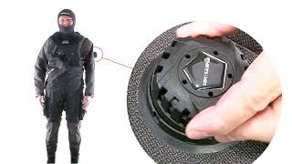 Mares XR - How to set up the Drysuit @maresjustaddwater
