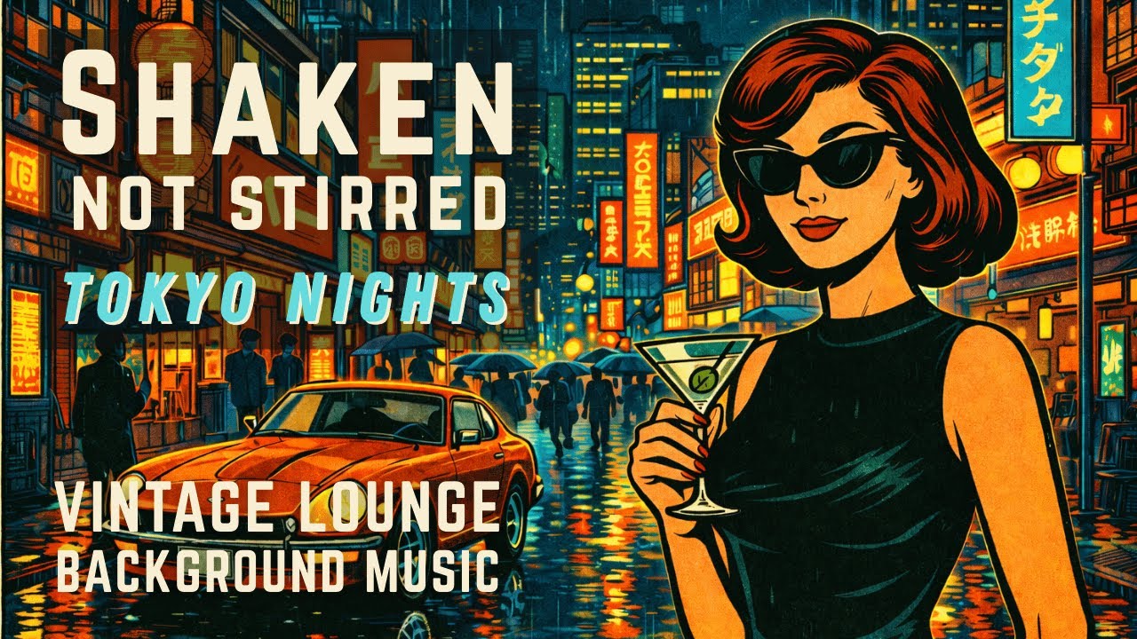 🍸 Shaken, Not Stirred: Tokyo After Dark - 1960s Spy Music | Vintage Lounge Background Music