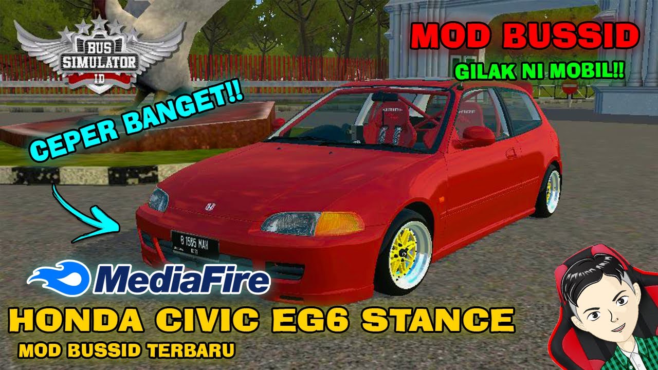 Share Mod Honda Civic Eg6 Stance Bussid Youtube