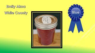 Indiana 4-H Showcase Foods Preserved, Cooked Jam 2020