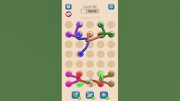 Tangle Rope All Level | How to Unlock all Level Gameplay Android, Android, iOS #short #game