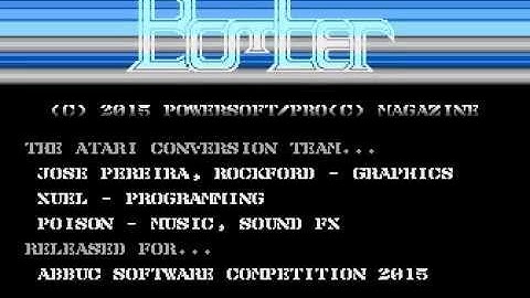 Bomber Atari 8bit to ABBUC Software Competition 2015