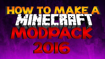 HOW TO MAKE A TECHNIC MODPACK 2016!