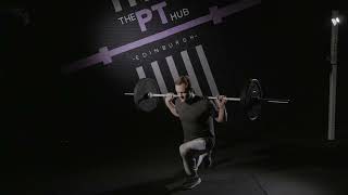 Barbell Reverse Lunge Exercise Demo