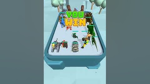 Merge Dinosaurs Battle Fight Level 81 - 90 Walkthrough