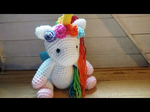 Como tejer Unicornio amigurumi tejido a crochet - Paso a Paso