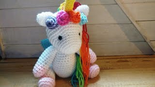Como tejer Unicornio amigurumi tejido a crochet - Paso a Paso