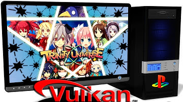 RPCS3 Playstation 3 Emulator - Trinity Universe (2010). Ingame. Vulkan api. Test #1