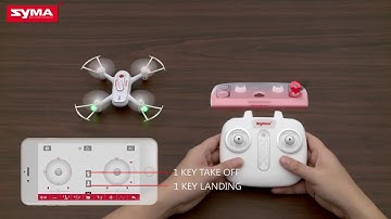 SYMA X22W FPV Drone Wifi Version Operation Tutorial 720p