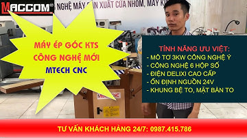 MÁY ÉP GÓC KTS CAO CẤP MTECH CNC || LH: 0987415786