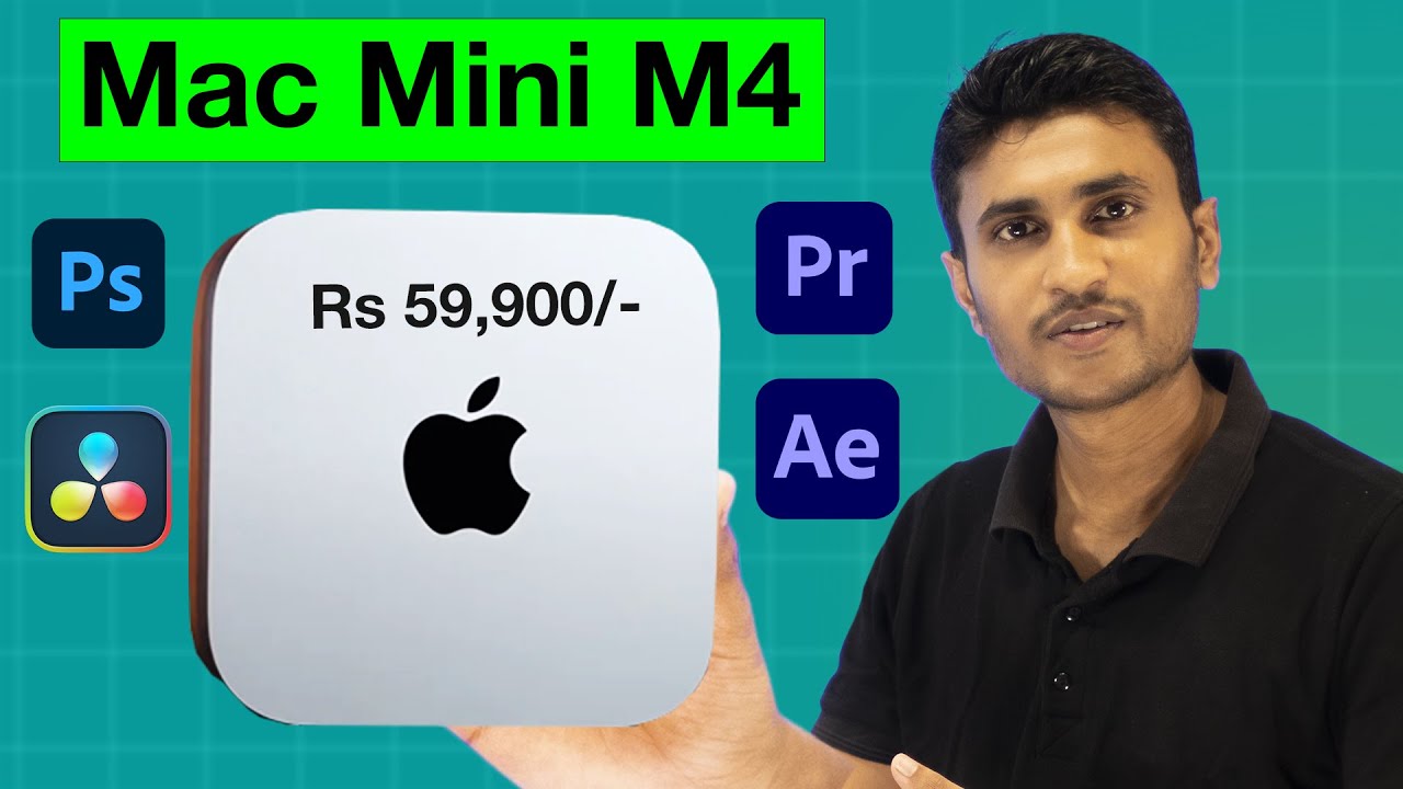 Apple Mac Mini M4 | Best Computer for Video Editing Under Rs 59,990 ...