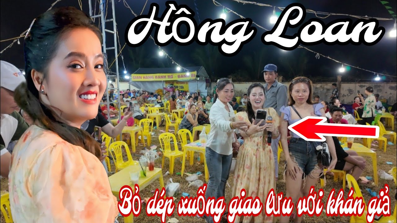 Cả đoàn hội trợ trào đón ngôi sao ca nhạc 