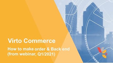 How to make an order in Virto Commerce (admin view)