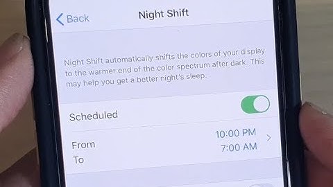 iPhone 11 Pro: How to Schedule Night Shift to Turn On Automatically | iOS 13