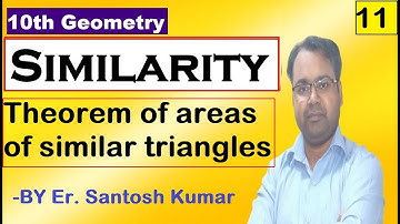 theorem of areas of similar triangles | theorem of areas of similar triangles 10th | Geometry | 10th