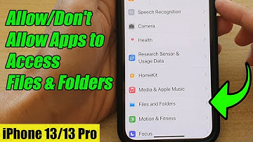 iPhone 13/13 Pro: How to Allow/Don