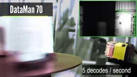 DataMan 70 de Cognex: Lectura de código de barras de alta velocidad