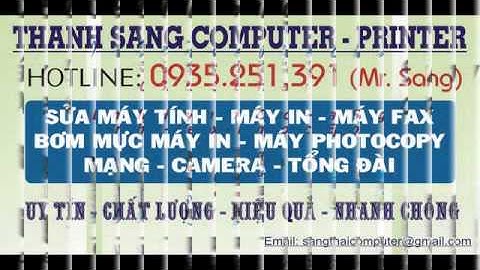 Nạp Mực in, Sữa Máy Tính Hiệp Phước, Quận 7, Nhà Bè. 0935251391 Mr. Sang