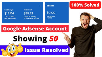 Google Adsense Showing $0 for YouTube Earnings | Google Adsense Balance not Showing