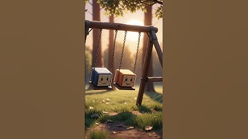 Cubes with swing | Relaxing Loop Animation # #oddlysatisfying #cuteanimation #cubeloopz #loop