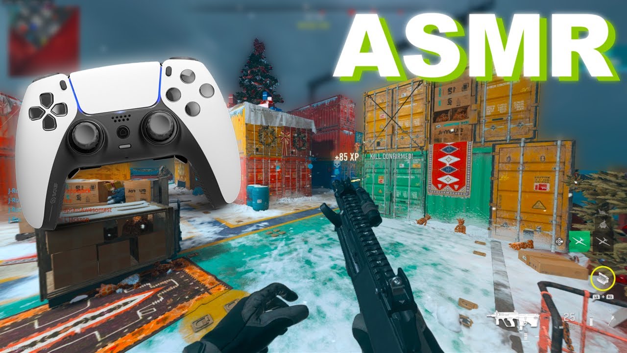 ASMR Gaming Call of Duty Modern Warfare 2 Controller Sounds & Whispering