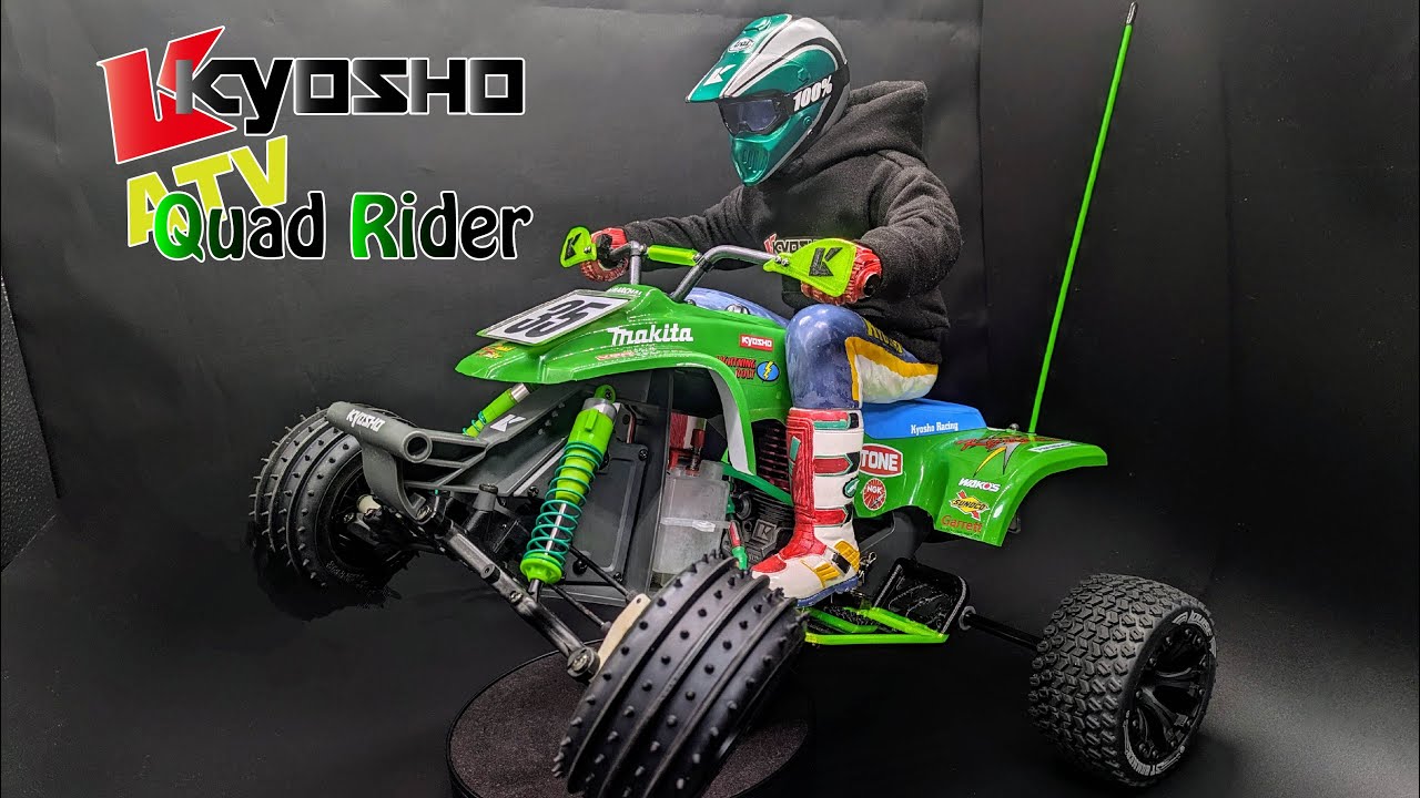 京商 1/4 ATVクウォード ライダー エンジン ラジコン 京商 1/4 クゥオードライダー ATV GP Kyosho 1/4 Quad Rider | すか