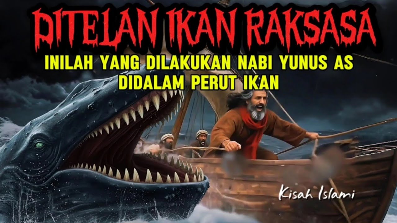 Ditelan Ikan Besar Hidup-Hidup: Apa yang Nabi Yunus AS Lakukan di Dalamnya?