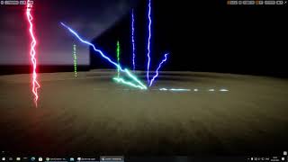 Lightning Strike Niagara and Blueprints in Unreal Engine