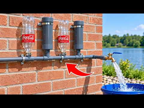 No Pump, No Electricity! Increase Water Pressure with Just a Plastic Coca-Cola Bottle