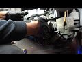 2002 Toyota camry front brake caliper,rotor and pads replacement