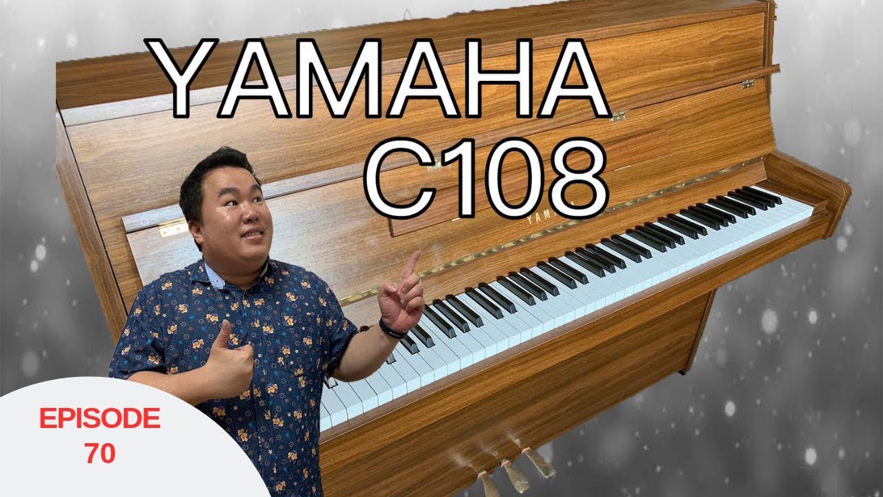 Yamaha C108 Upright Piano Review - YouTube