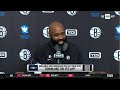 Jacque Vaughn Postgame Interview | Brooklyn Nets beat Detroit Pistons 130-122