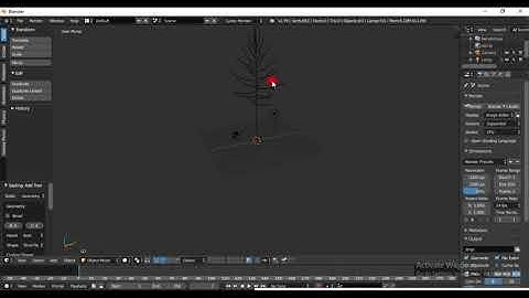 How To Create Tree In Blender 2.79 | Quick Tutorial