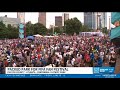 Centennial Olympic Park packed as Team USA faces Australia