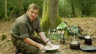 Ray Mears - Baking Bread & Wild Garlic | 4K upscale