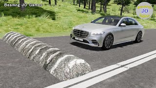 Cars vs Massive Speed Bumps #18 – BeamNG JO Games